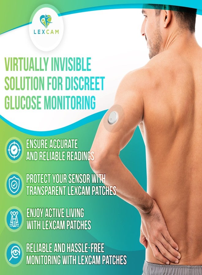 Lexcam Adhesive Patches Compatible with Dexcom G7 & Stelo – Pack of 30 – Waterproof, Clear Overpatches for Continuous Glucose Monitoring, Stays Secure for 10+ Days, Sensor is NOT Included. - Image 4